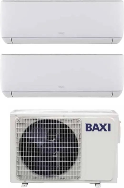 Climatizzatore Condizionatore Baxi Dual Split Inverter Serie Astra 7+12 con LSGT50-2M R-32 Wi-Fi Optional 7000+12000 - Novità
