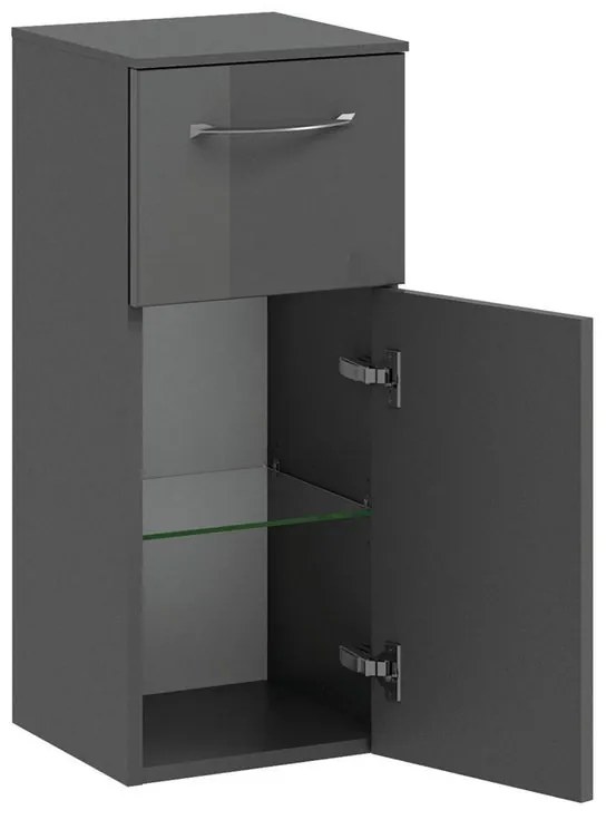 Estensione per mobile da bagno Solitaire bianco L 30 x H 73 x P 22 cm