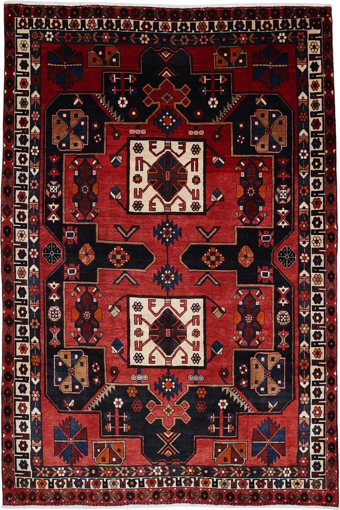 Bakhtiar Tappeto 210 x 320 (Iran) Annodato A Mano