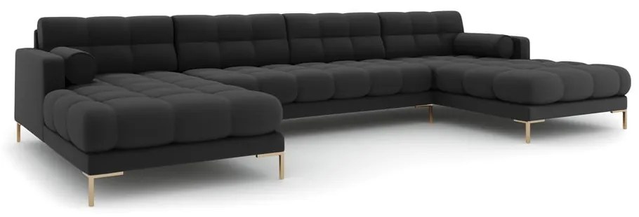 Divano angolare a U grigio scuro Bali - Cosmopolitan Design