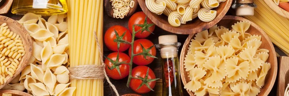 Quadro su tela – Varietà di pasta italiana