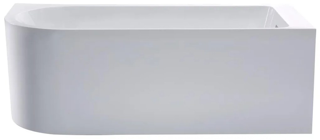 Vasca angolare 201 litri 150 x 75 x 58 cm Bianco - Angolo a destra - ANIKA