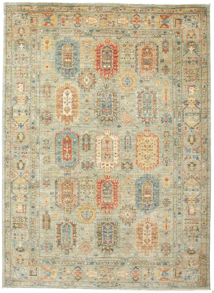 Samarkand Tappeto 230x170 (Pakistan) Annodato A Mano