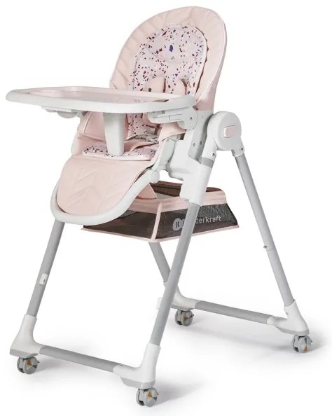 KIDERKRAFT - Sedia da pranzo per bambini 2in1 LASTREE rosa/bianco