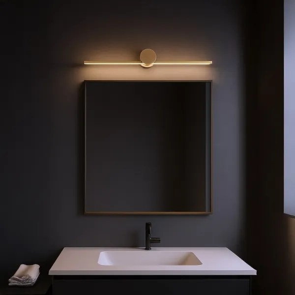 Illuminazione a LED per specchio da bagno ARTIST, 9W/230V, 60 cm, IP44, oro