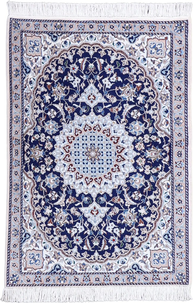 Nain Tappeto persiano 130x90 (Iran) Annodato A Mano