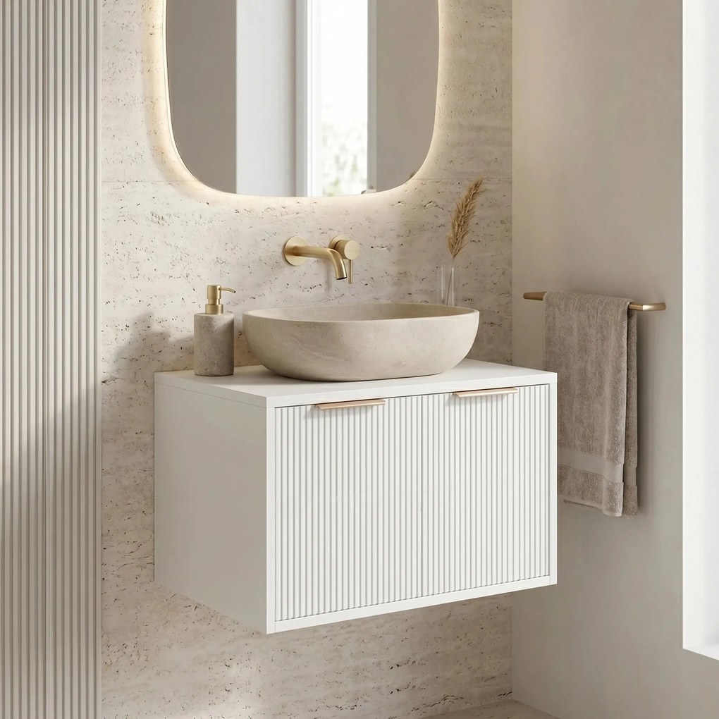 Mobile bagno sotto lavabo Rea Core 60cm White