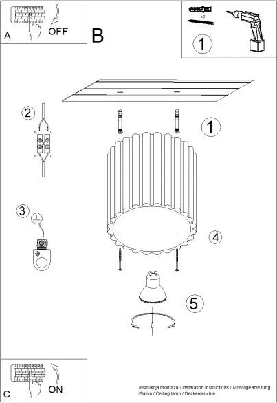 Brilagi - Faretto SFERA 1xGU10/10W/230V Ø 10 cm nero