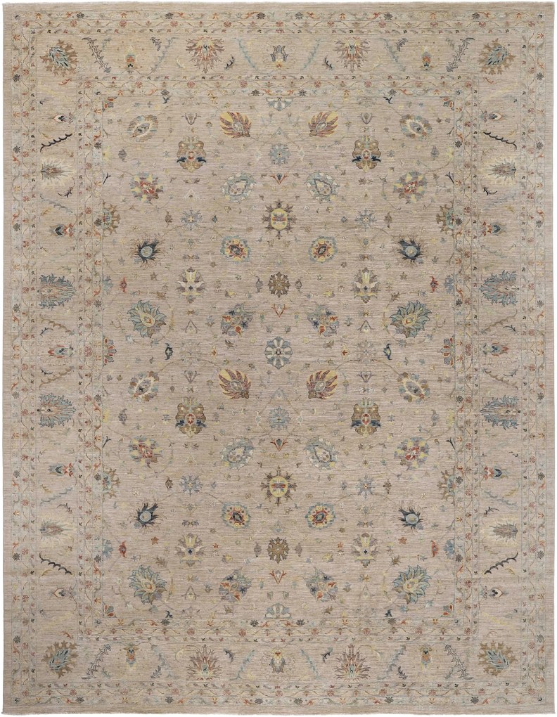 Ziegler Tappeto 500x380 Beige (Pakistan) Annodato A Mano