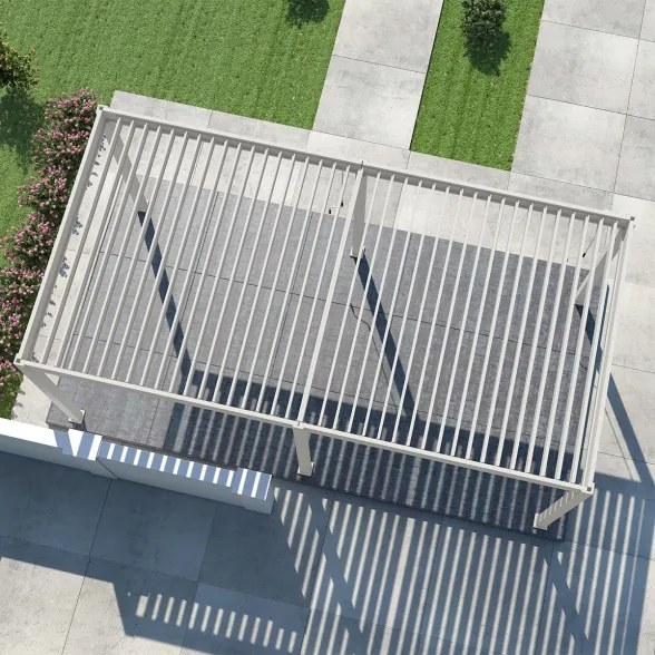 Pergola bioclimatica Ombréa autoportante 3x6M in alluminio