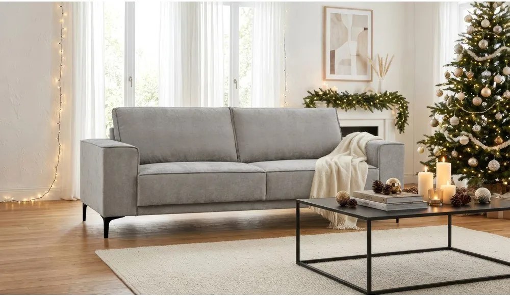 Divano in grigio chiaro 224 cm Copenhagen – Scandic