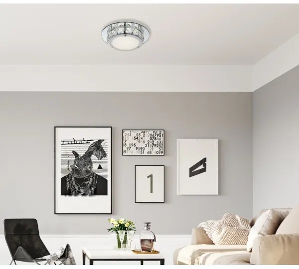 Globo 49356 - Plafoniera LED MARGO 1xLED/12W/230V