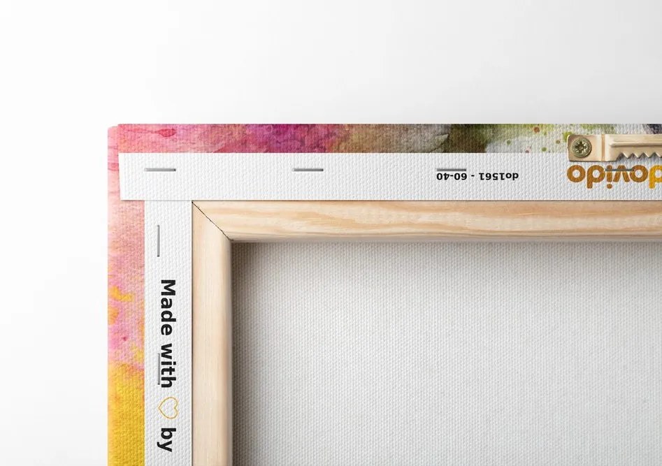 Stampa su tela – Ritratto femminile di moda