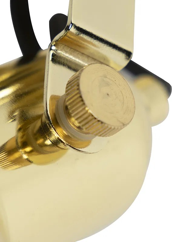 Faretto rotondo industriale oro 1 luce - Tommy