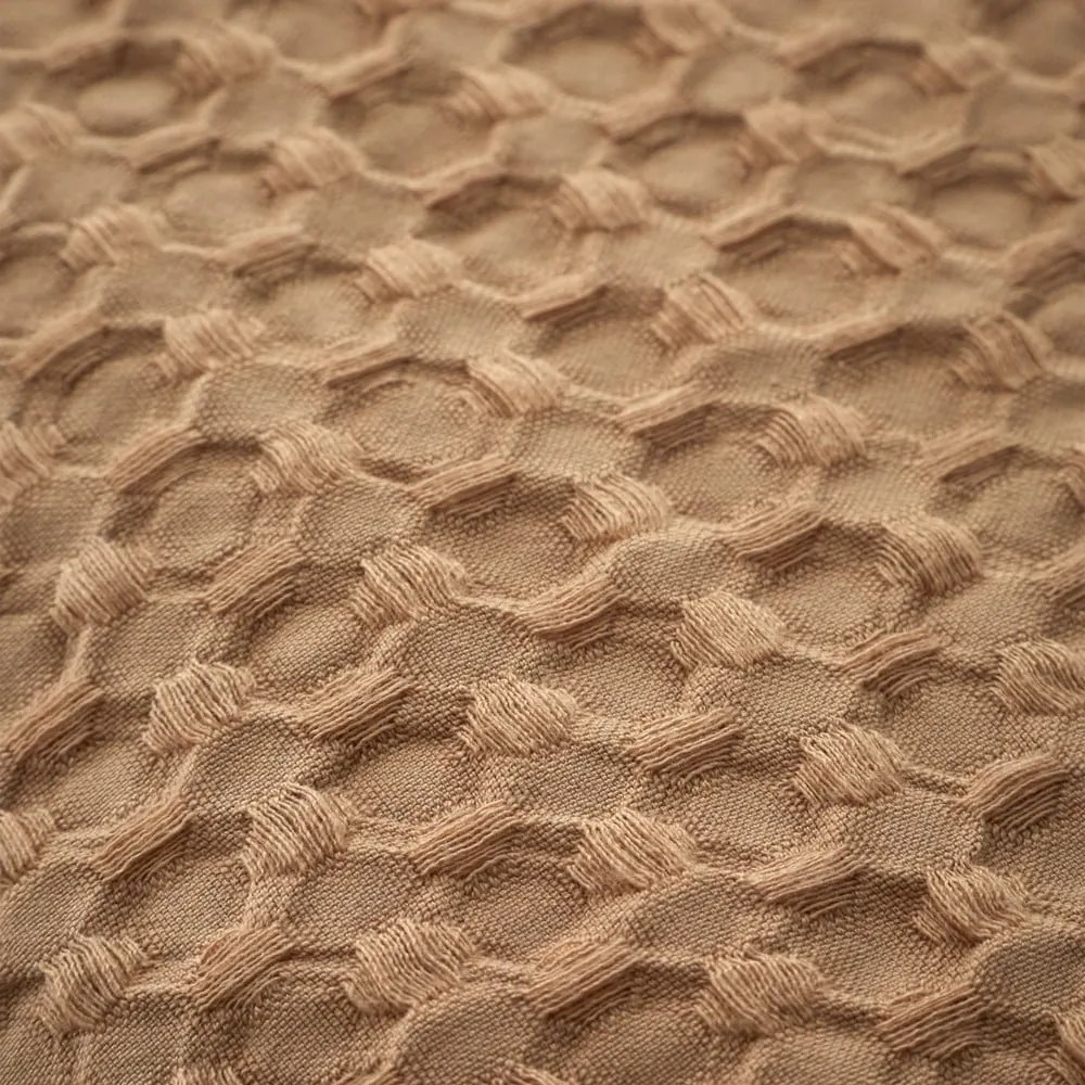 Biancheria da letto marrone per letto matrimoniale/per letto esteso 230x220 cm Muscat Waffle – Pineapple Elephant