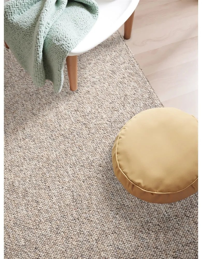 Tappeto grigio/color crema lavabile 160x230 cm Rocco Dark Cream – Elle Decoration