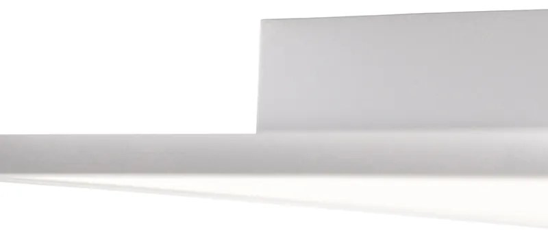 Plafoniera bianca con LED e dimmer con telecomando - Liv