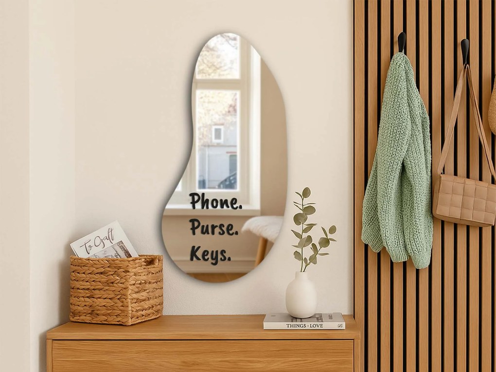 Adesivo per specchio S31 – Phone. Purse. Key.