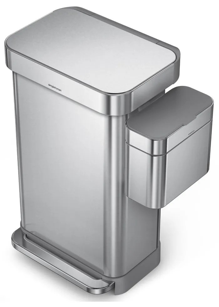 Contenitore grigio per rifiuti compostabili 4 l - simplehuman