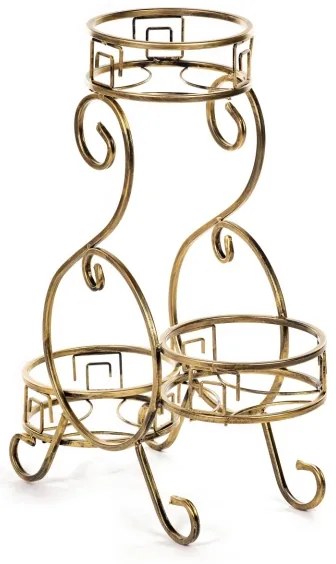 Portafiori 64x60 cm oro