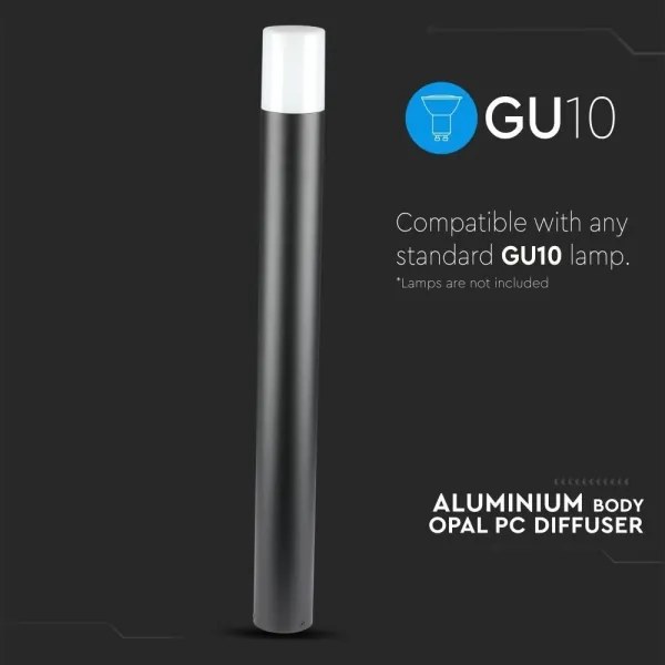 Lampada da esterno 1xGU10/35W/230V IP54 80 cm nero