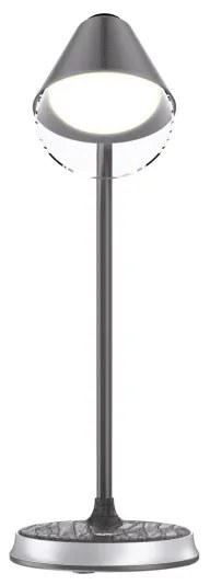 Immax 08972L - Lampada da tavolo LED dimmerabile FINCH LED/9W/12/230V grigio/cromo