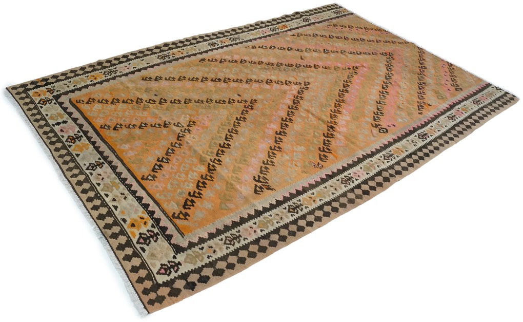 Kilim Tappeto 320 x 230 (Indian) Tessuto A Mano
