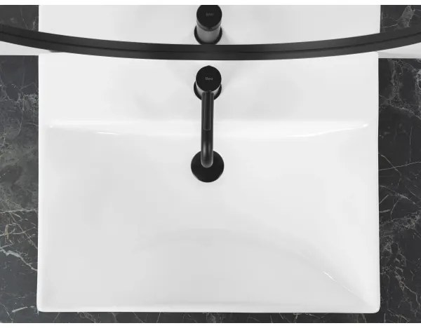 REA-U3326 - Lavabo da incasso MANDY 46x60 cm ceramica/bianco lucido