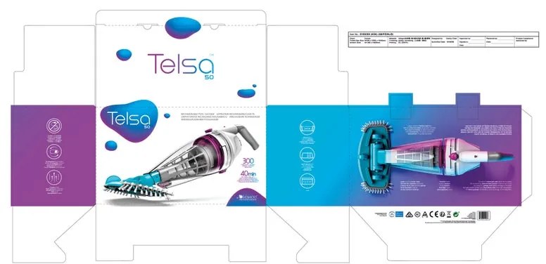 Pulitore a batteria per piscina BESTWAY Telsa 50