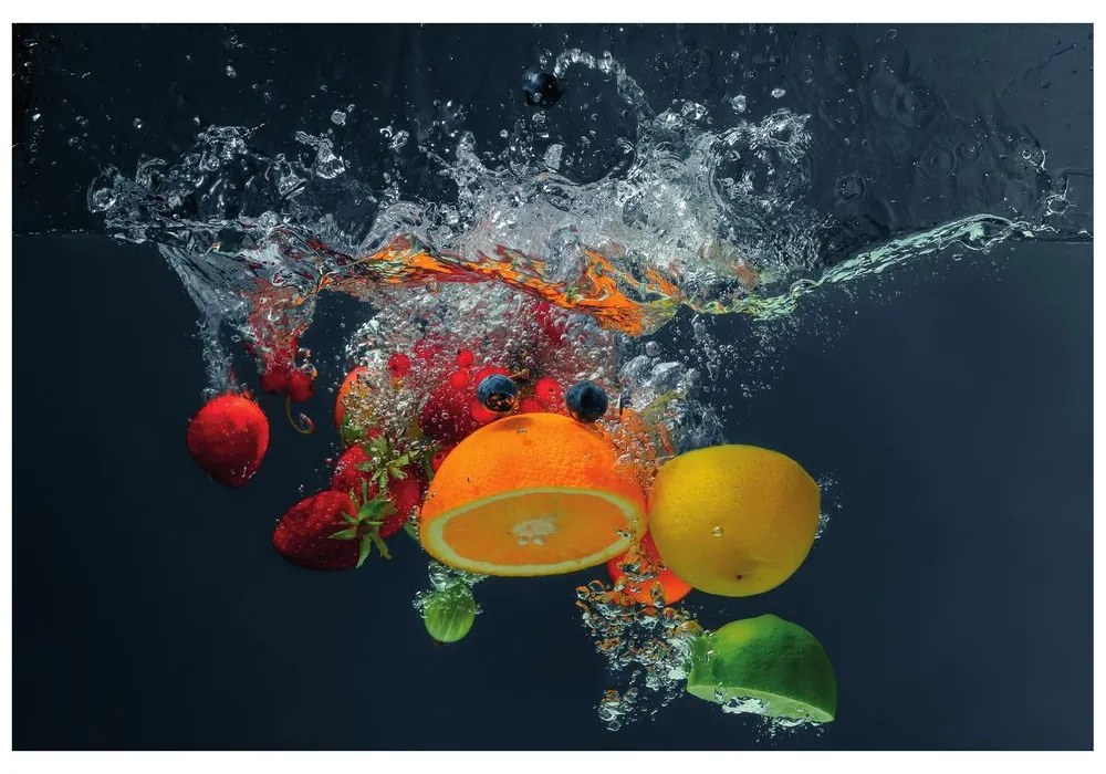 Carta da parati – Frutta nell'acqua