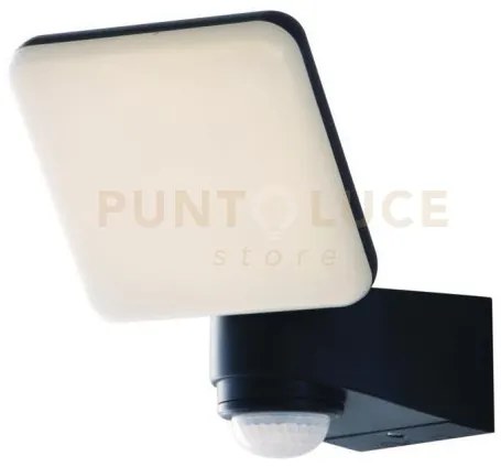 Proiettore led sat antracite 10w 1200lm 4000k con sensore di movime...