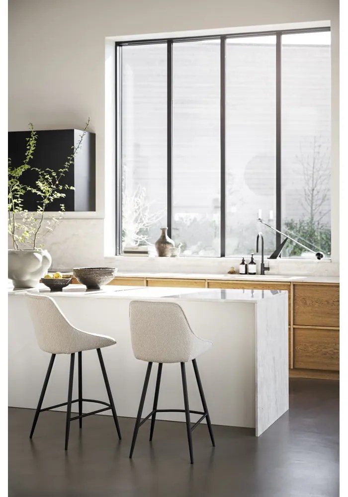 Set di 2 sgabelli da bar beige (altezza seduta 67 cm) Sierra - Rowico