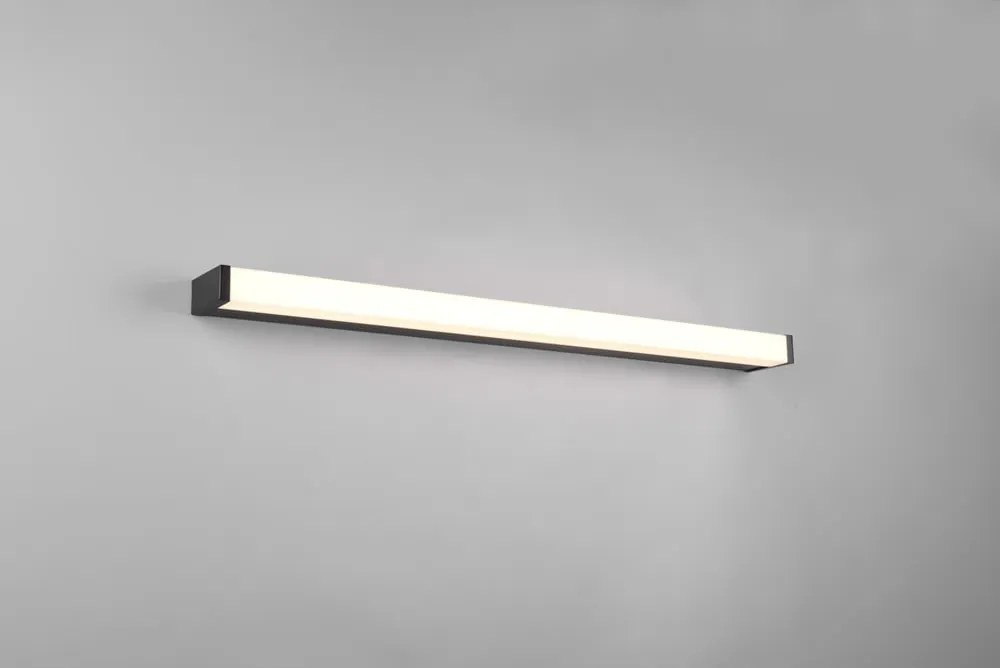 Applique LED nero opaco (lunghezza 80 cm) Fabio - Trio