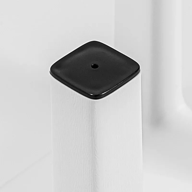 Set 2 pz Lello lo sgabello multiuso ad alta resistenza bianco effetto legno