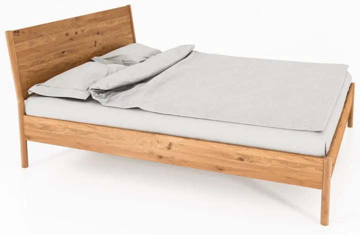 Letto matrimoniale in rovere 140x200 cm Pola - The Beds