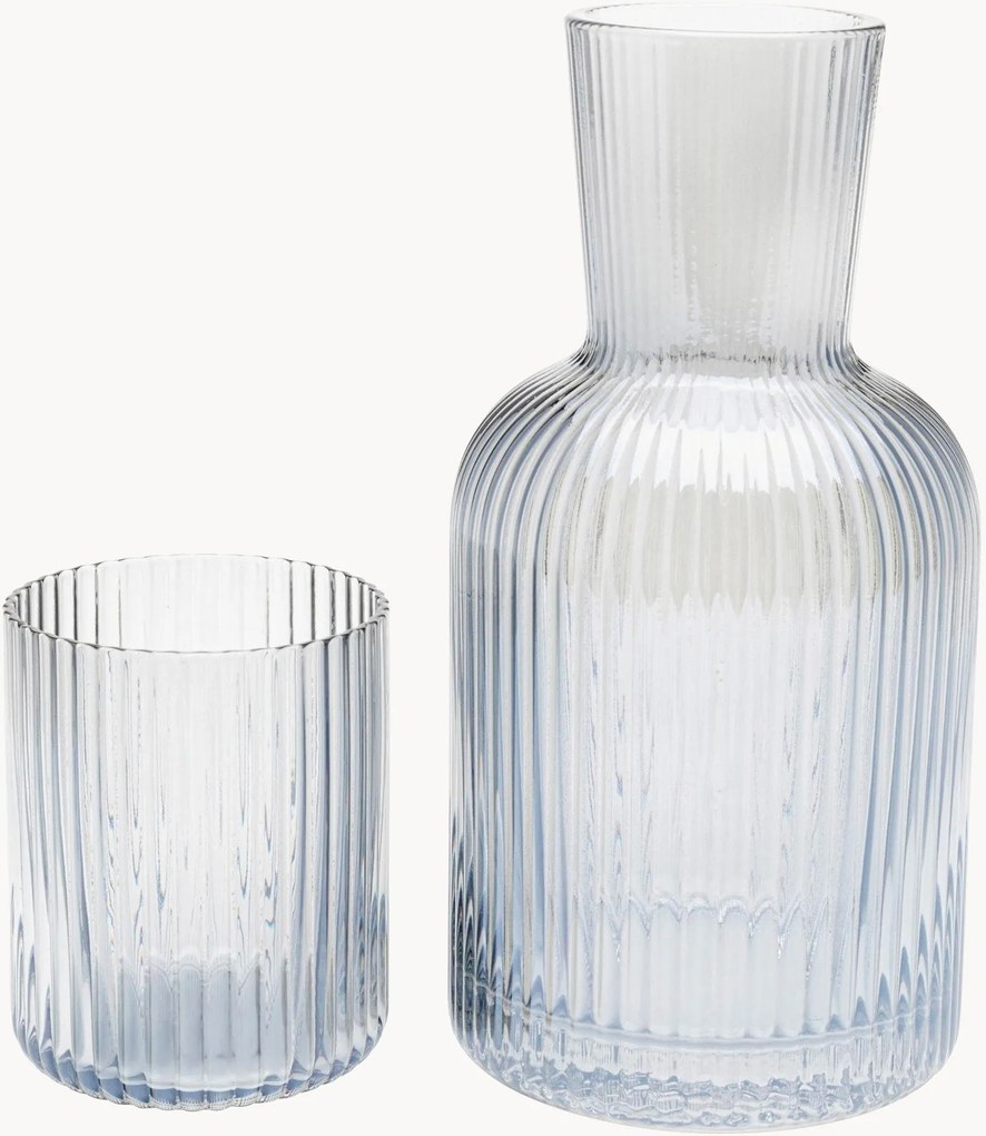 Set decanter e bicchiere in vetro soffiato Tango 2 pz