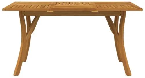 Tavolo da Giardino 150x90x75 cm Legno Massello di Acacia