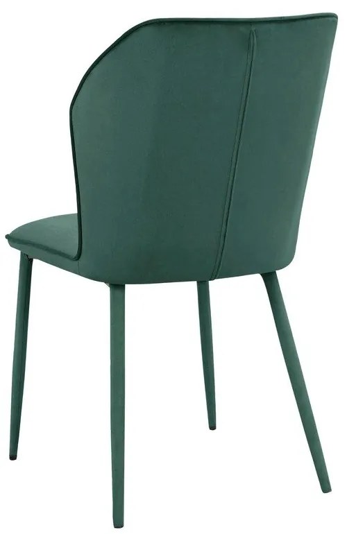 Set di sedie da pranzo in velluto verde 2 pz Wilma - Støraa