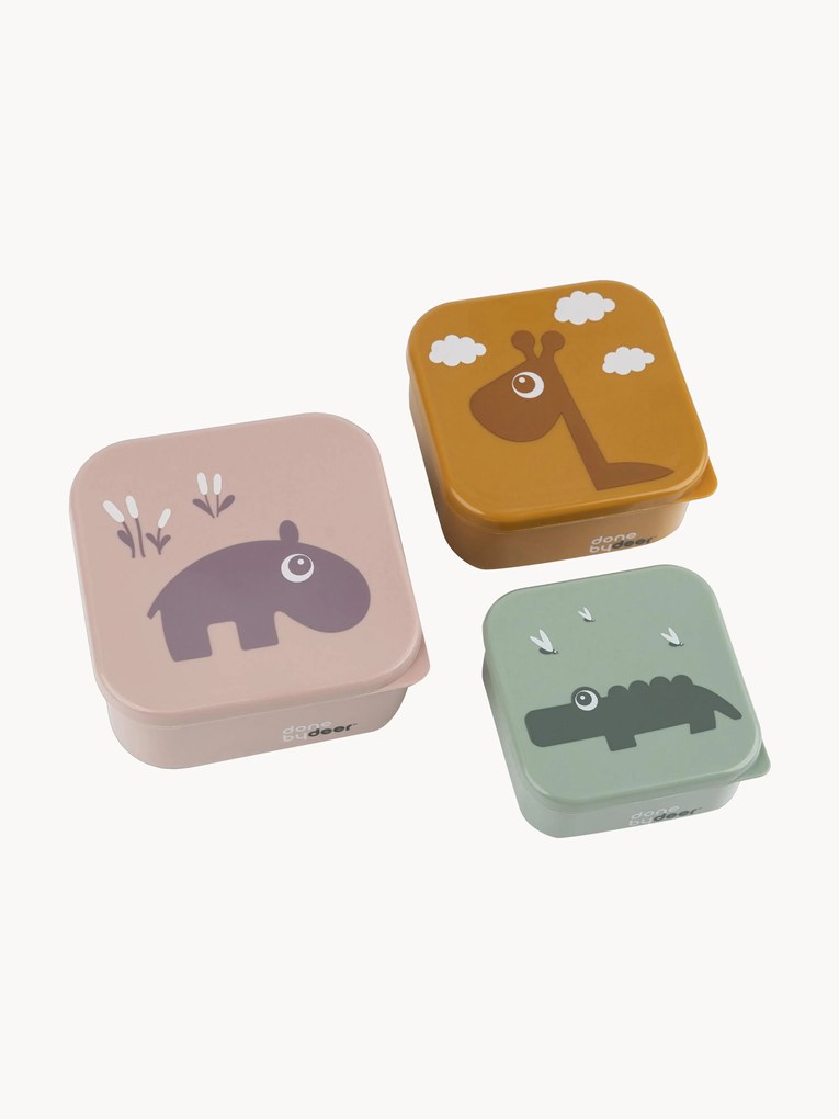 Set di 3 lunch box Deer Friends