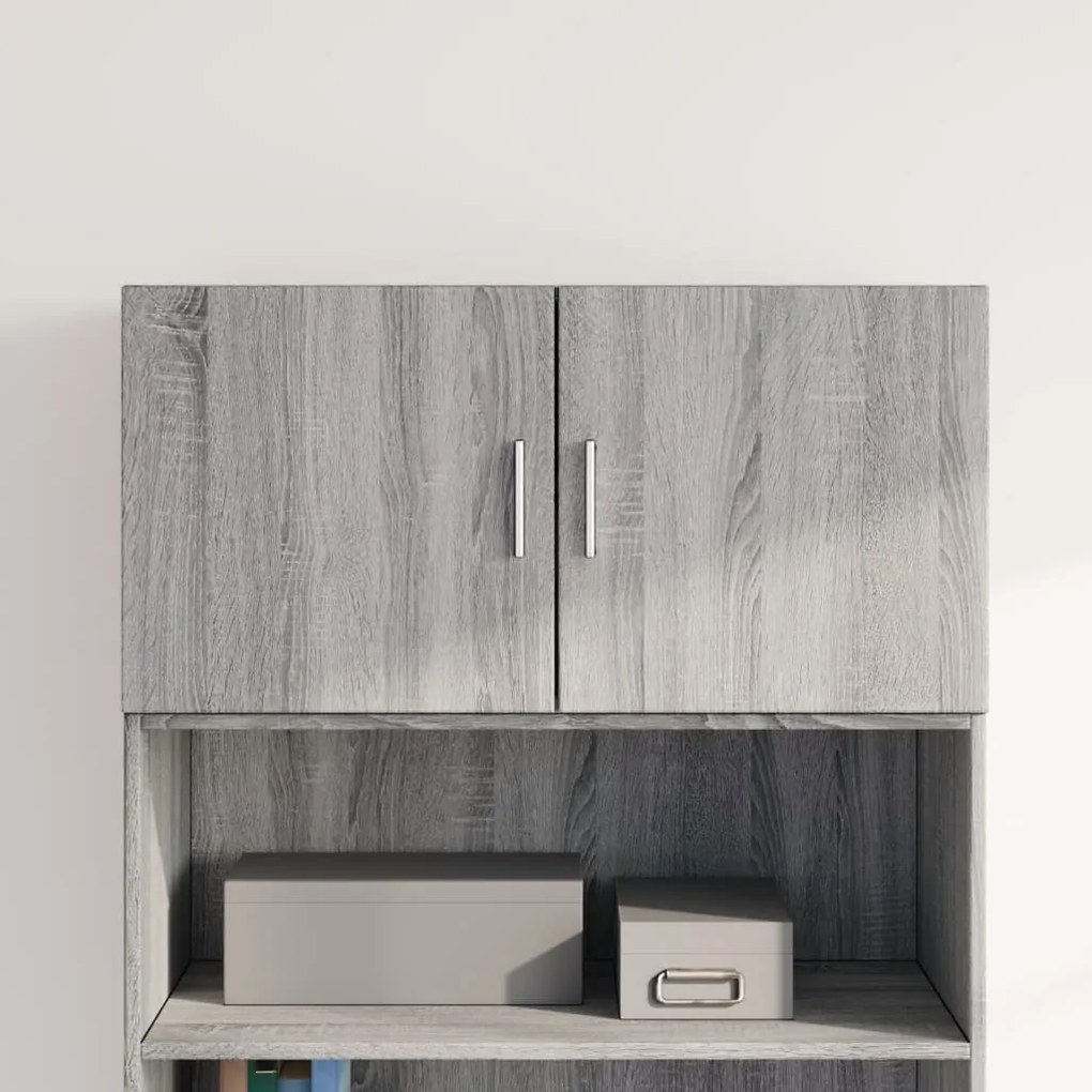 Mobile a parete grigio sonoma 80x42,5x40cm in legno multistrato