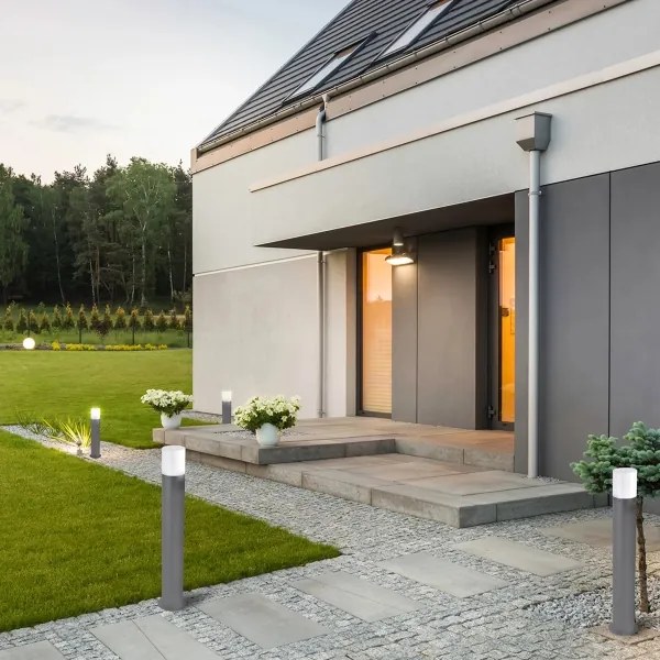 Lampada da esterno DALLAS 1xE27/12W/230V IP44 60 cm antracite