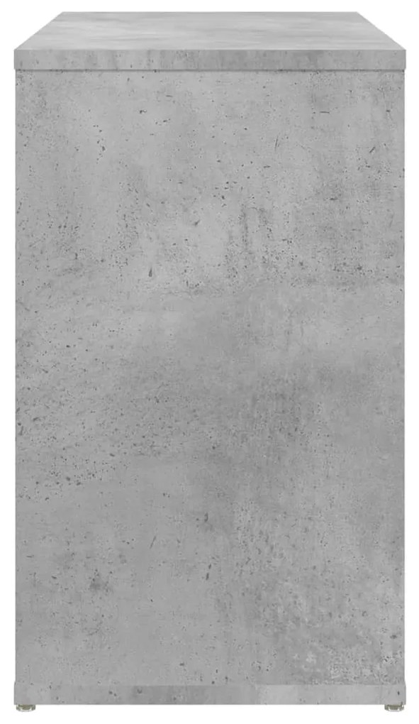 Credenza grigio cemento 60x30x50 cm in truciolato