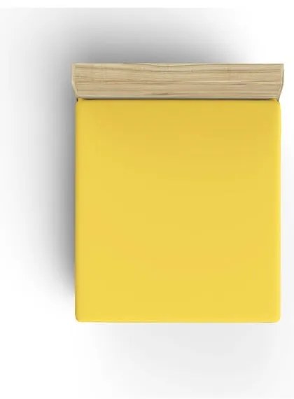 Lenzuolo con angoli giallo in cotone 140x200 cm – Mijolnir