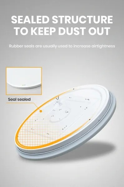 Brilagi - Plafoniera LED dimmerabile SMART LED/36W/230V Ø 48 cm Wi-Fi Tuya + telecomando