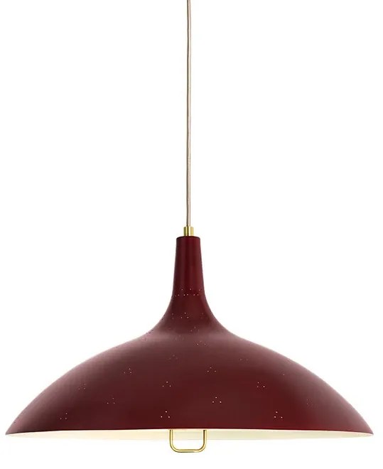 1965 Lampada a Sospensione Ottone/Rosso - GUBI