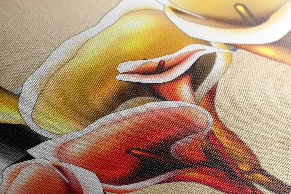 Stampa su tela – Eleganti fiori di calla