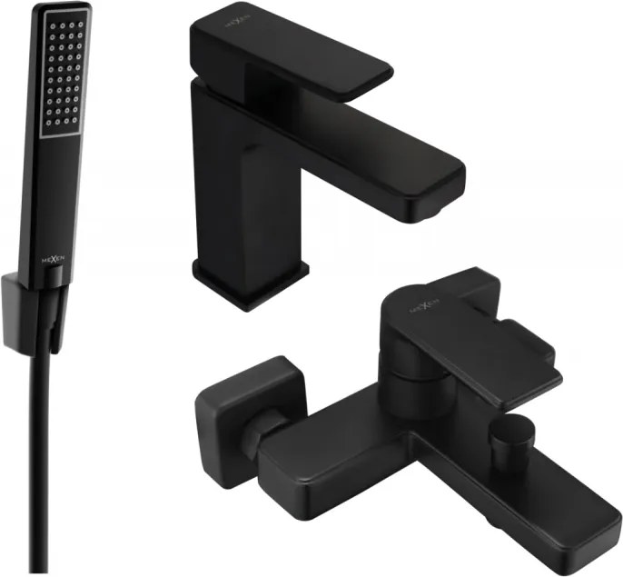 Mexen Mino R72 set da bagno, nero - 72403R72-70