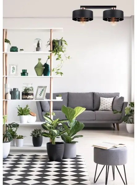 Lampadario a plafone VEST 2xE27/60W/230V