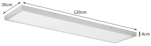 Brilagi-LED lampada da bagno dimmerabile FRAME SMART LED/50W/230V 120x30 IP44 + telecomando