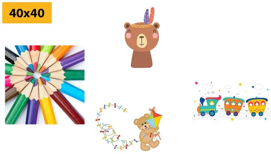 Set di quadri – In versione colorata divertente